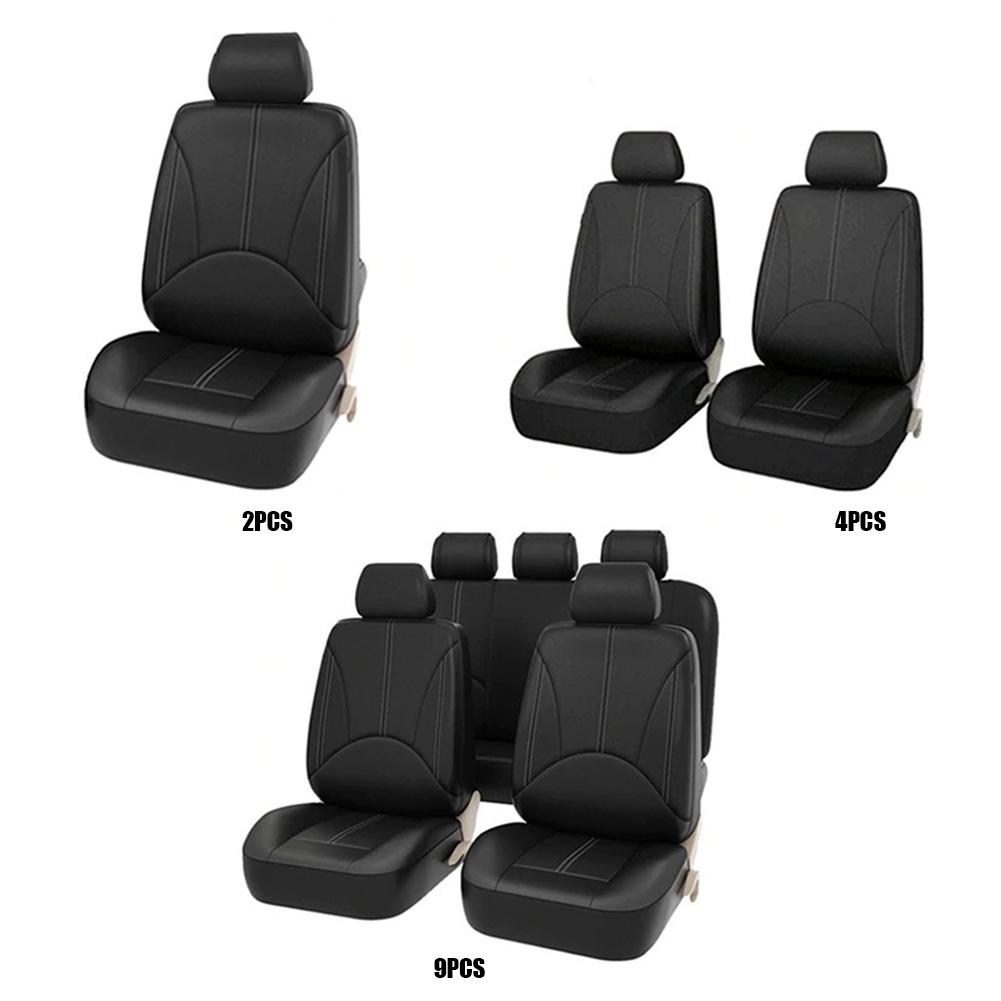 Universal PU Leather Car Seat Covers Set Environmental Protection and Durability Auto Seat Protector Interior Styling