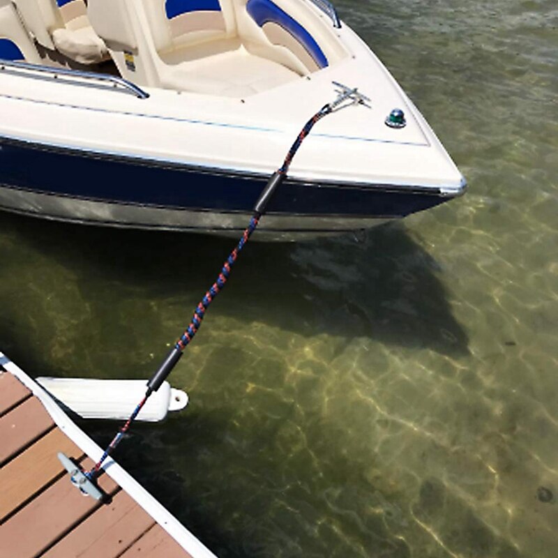 Til båd pwc jetski ponton kajak 1 stk bungee dock line fortøjningsreb marine fortøjningsreb til båd pwc jetski ponton kajak