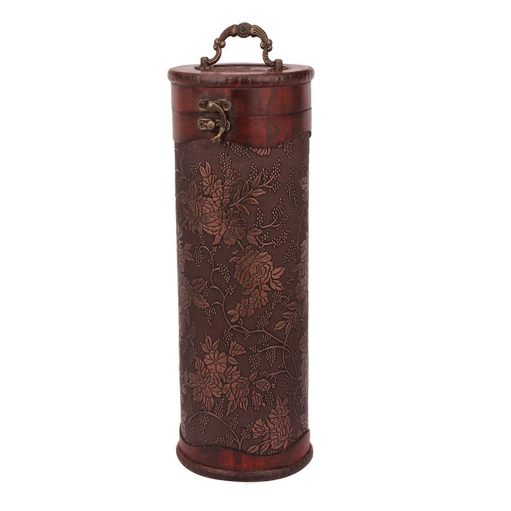 Boîte de rangement en bois décorative rétro, 1 pièce, boîte d'emballage domestique, boîte de rangement en bois: Default Title