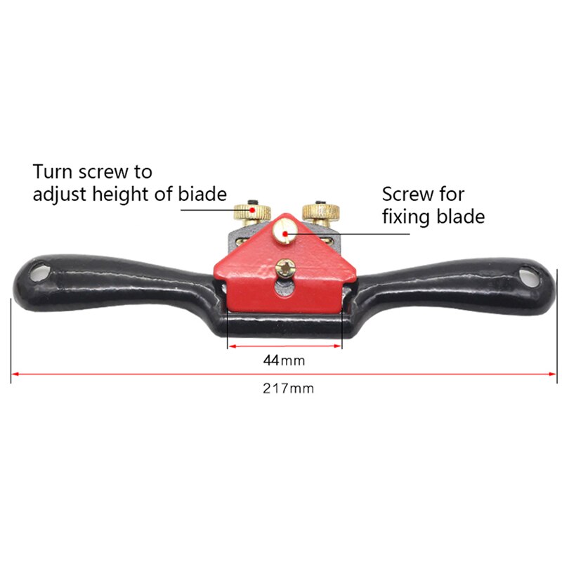 9 Inch Adjustment Woodworking Cutting Edge Plane Spokeshave Hand Trimming Tool♫ | UK