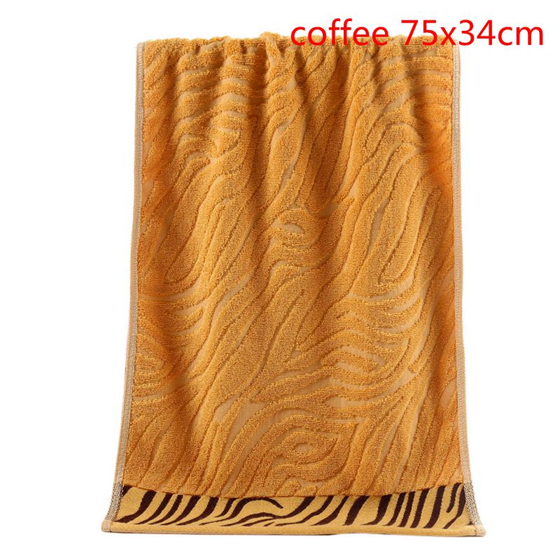 2020Yeae Juneiour 1pc broderie lavande serviette coton visage serviettes serviette de bain pour adultes débarbouillettes haute serviettes absorbantes: coffee 75x34cm