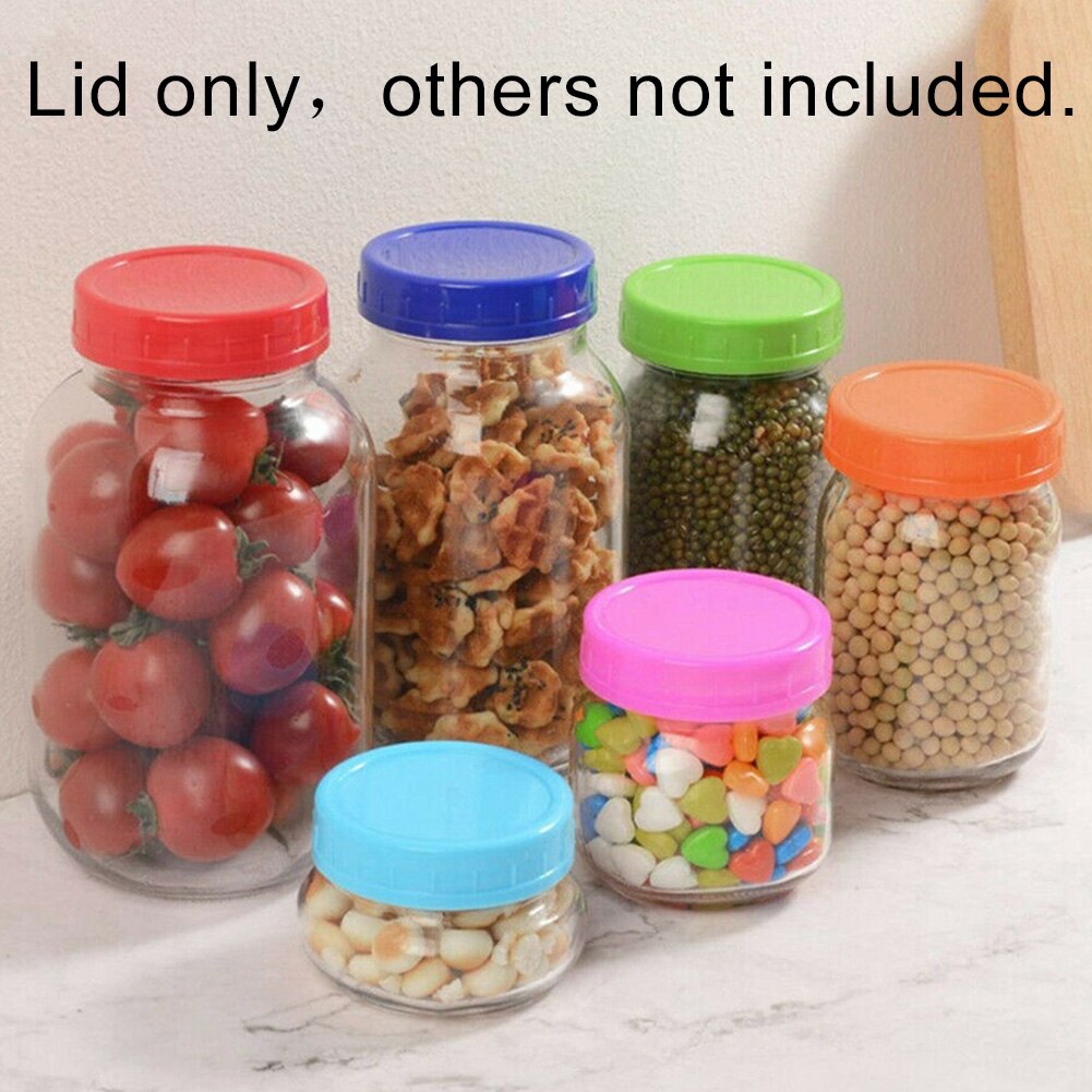 24Pcs Reusable Mason Jar Lids Cover Wide Mouth Mason Jar Lids Fermentation Lid Cap for Sauerkraut Kimchi Pickles Jar Lids Cover