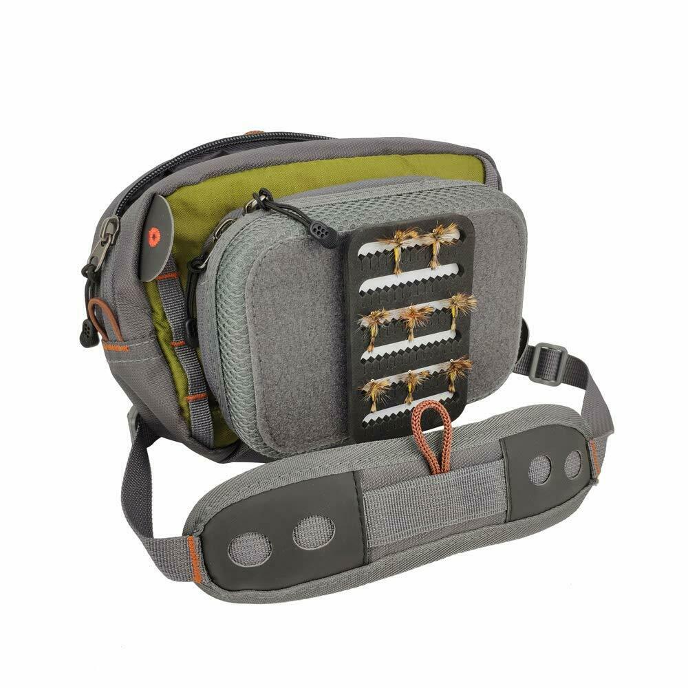 Aventik Fly Fishing Bag Fishing Chest Bag Ultra Light Multiple Pockets Fishing Tool Accessory