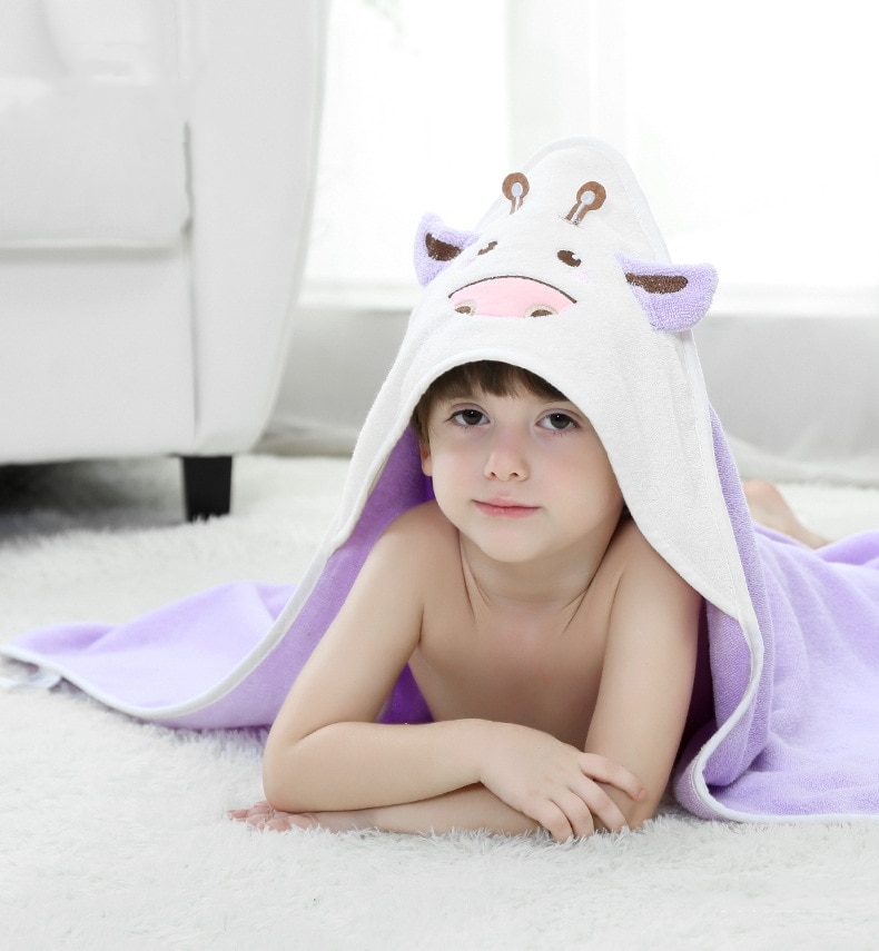 Høst baby gutter barn badehåndkle jenter hettegenser jule poncho barn badehåndkle tegneserie dyr svømme badekåpe bomull