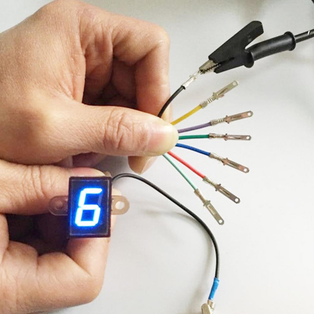 85% Sales! 12V Universal Motorcycle Digital LED Gear Indicator Shift Sensor Display