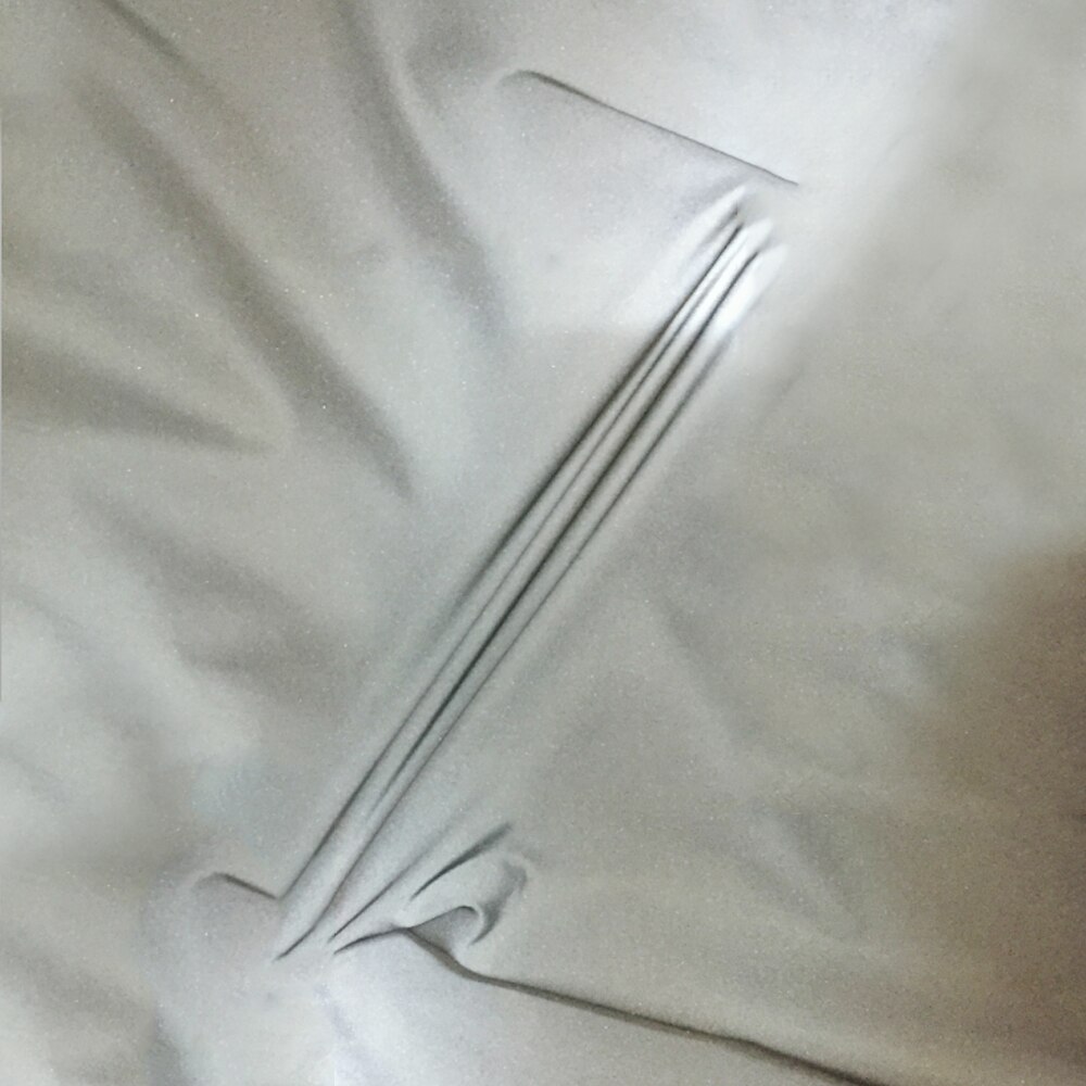 Silver Reflective Fabric By Yard High Shine Fabric Silver At Night for Clothing PatchWork Sewing Art