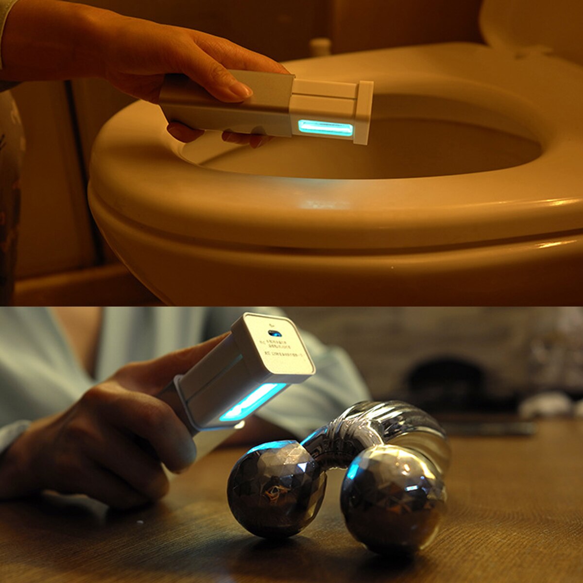 Portable UV Sanitizer Light LED Flashlight Hand-held UV Sterilizing Wand Ultraviolet Sterilizer Light