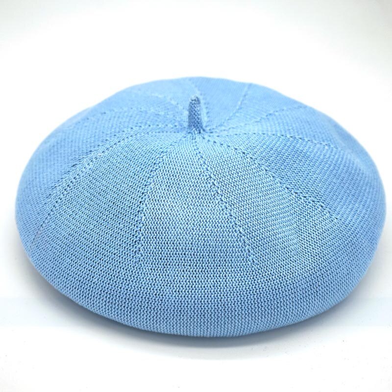 100%  bomulds justerbar kvinder hat baret hat forår og sommer græskar klovn pige retro baret bønne hat: 5