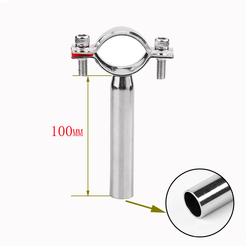 304 roestvrijstalen armatuur Pijpbeugel Lassen Waterleiding Vaste buisklem Ronde buisklem PVC-vergrendelingsklem 19-108 mm