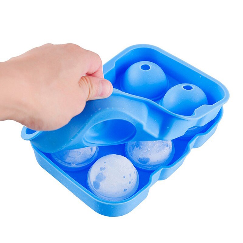 Machine à glaçons pour cocktails de whisky, moule à glaçons à 6 trous, bac à glaçons, grande sphère ronde, machine à glaçons en silicone, accessoires de cuisine pour bar