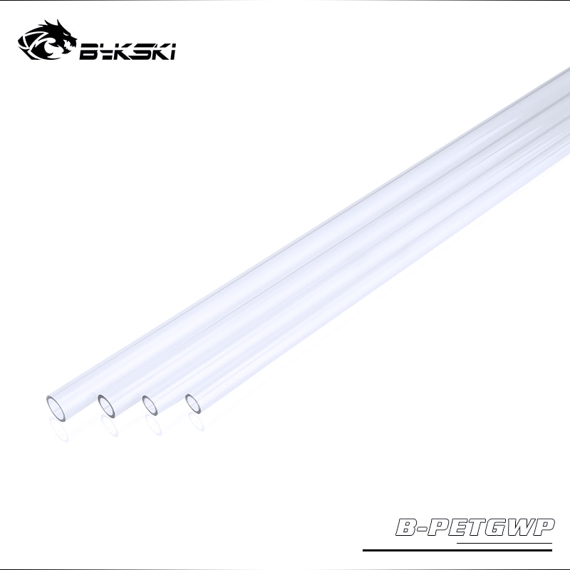 BYKSKI – Tube acrylique dur/PMMA/PETG, Tube Transparent rigide (od12 mm/od14 mm/od16 mm ) + 2mm d&#39;épaisseur + 50cm de longueur, 4 pièces/lot