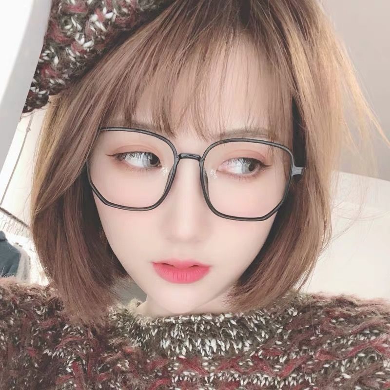 Black Ladies Computer Square Glasses Frame Luxury Men Optics Eyewear Frame Brand Office Eye Spectacles