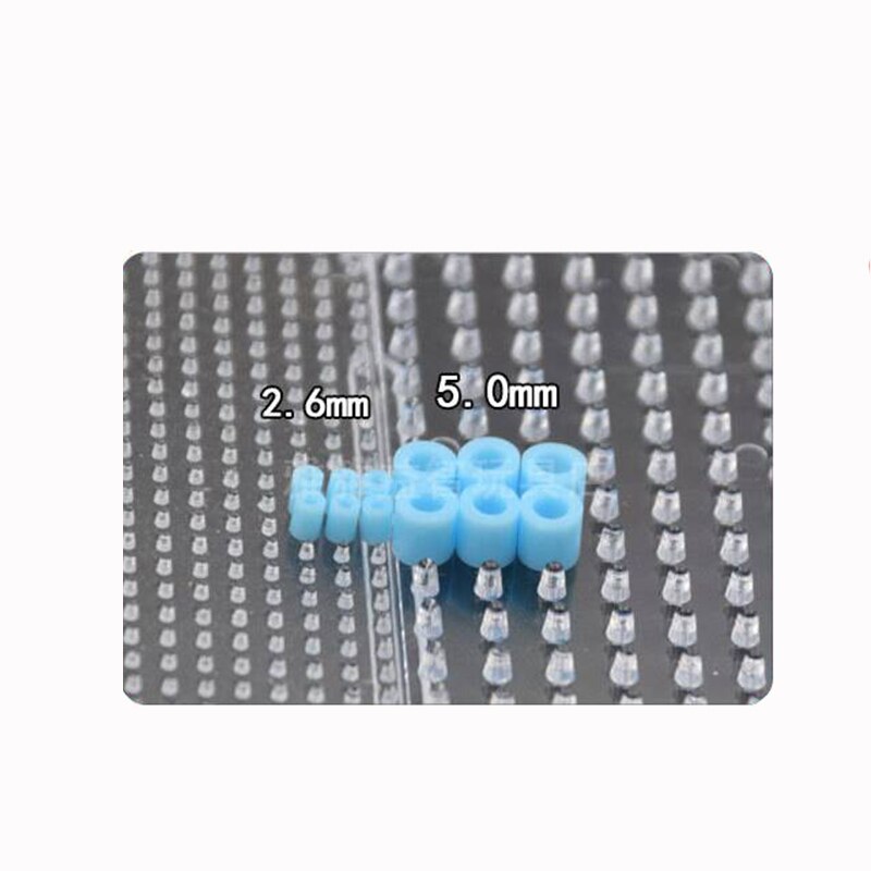 4 Stks/set 2.6Mm Mini Hama Kralen Pegboard Template Board Educatief Diy Maken Materiaal Board Perer/Zekering Kralen