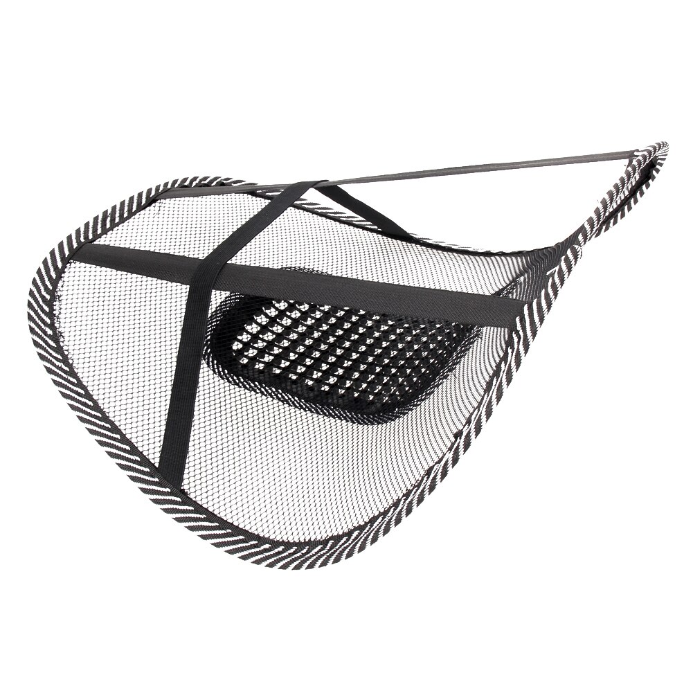 Car Chair Back Support Massage Cushion Mesh Relief Lumbar Brace Automotive Inner Seat Lumbar Back Rest Pad