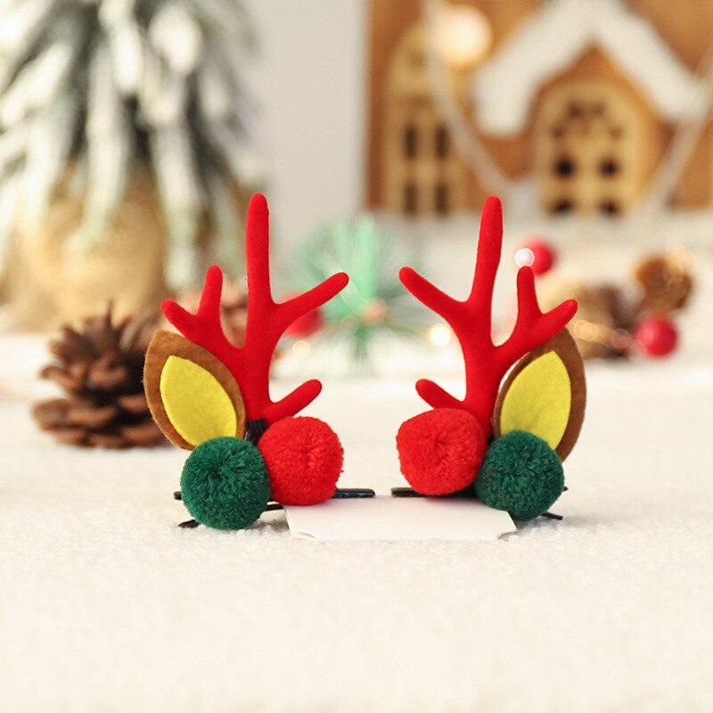 Cute Antlers Dog Cat Kid Hari Accessories Christmas Supplies for Pets Girls Santa Claus Puppy Mascotas Hairpin Hearwear: 9