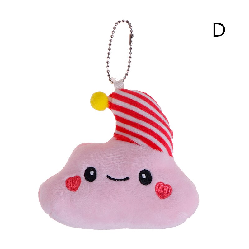 1PC dessin animé étoile lune soleil blanc nuage peluche pendentif doux jouets en peluche pour Bbay: D