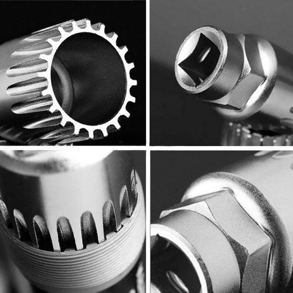 Reparatie Tools Duurzaam Fiets Mountainbike Fiets Trapas Remover Removal Repair Tool Verstelbare Spanner Fiets Accessoires