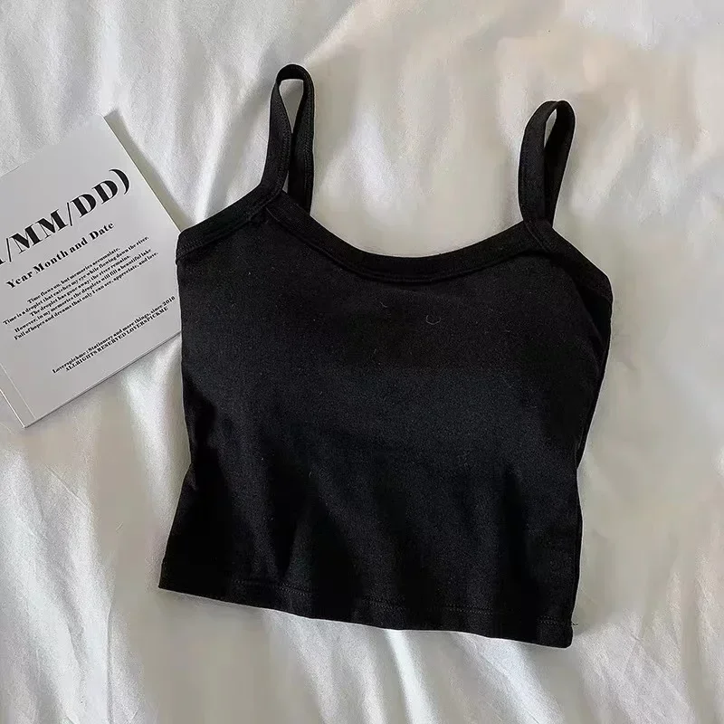 Crop Top Vrouwen Sexy Mouwloze Tops Mode Vrouwelijk Ondergoed Dame Hemdje Meisje Basic T-shirt Vest Lingerie Bras Tube Tops: Sky Blue
