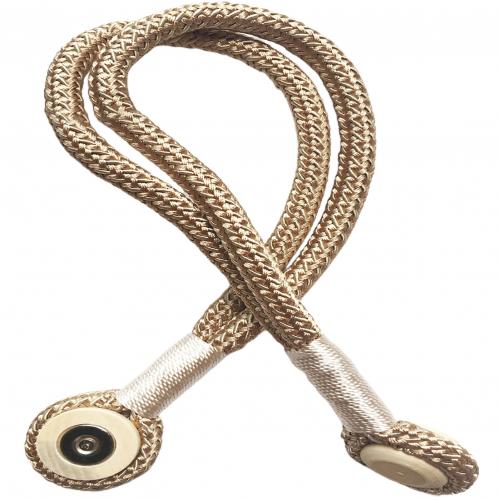 Trwała podwójna lina magnetyczna drewniana klamra klamra magnetyczna oprawa z kurtyną klamra lina taśma robić marszczenia zasłna pasek ozdoba domu: lekki kawa