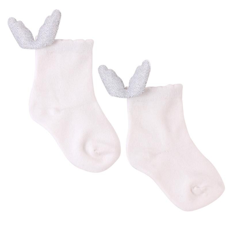 Newborn Baby Socks Cartoon Angel Solid Color Candy Color Baby Girl Boy Knee Socks Cotton Toddler Knee High Socks: 04 / S