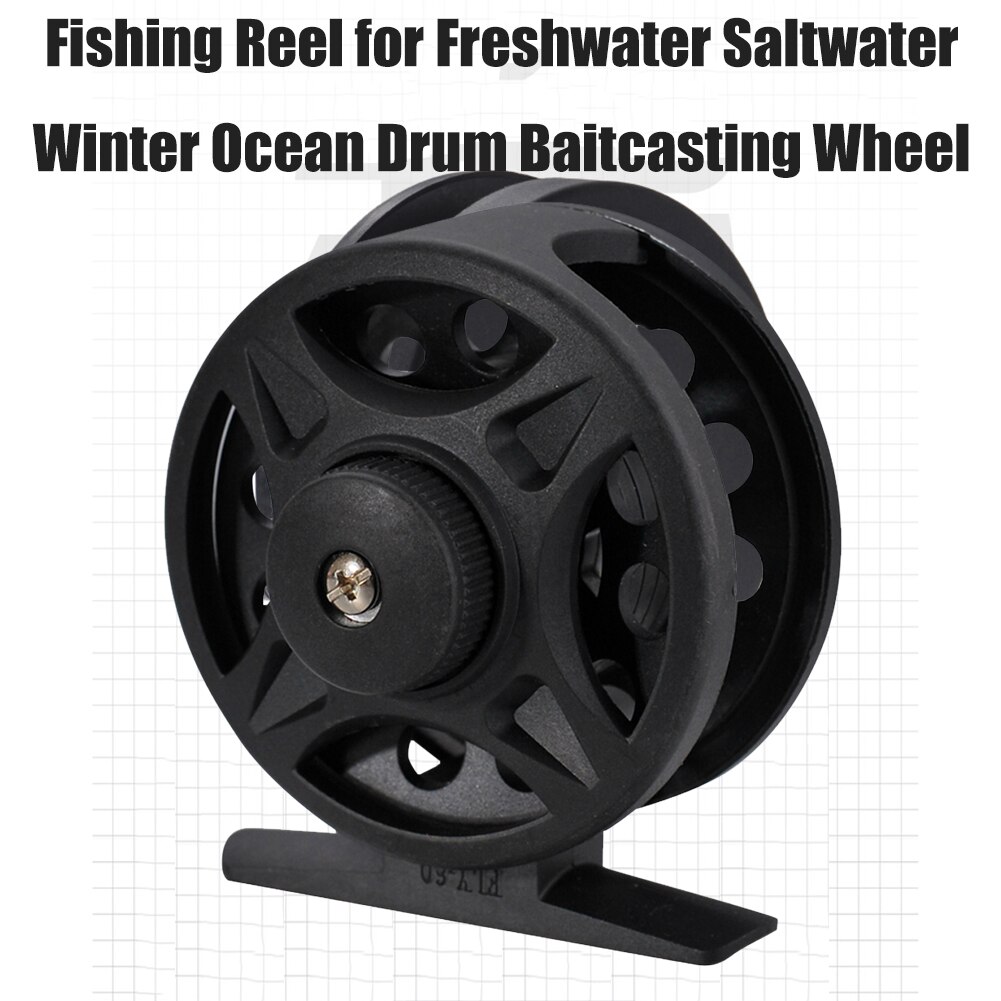 Tambour Baitcasting roue droite gauche main hiver mer océan bobine bobine de pêche pour eau douce eau salée matériel de pêche