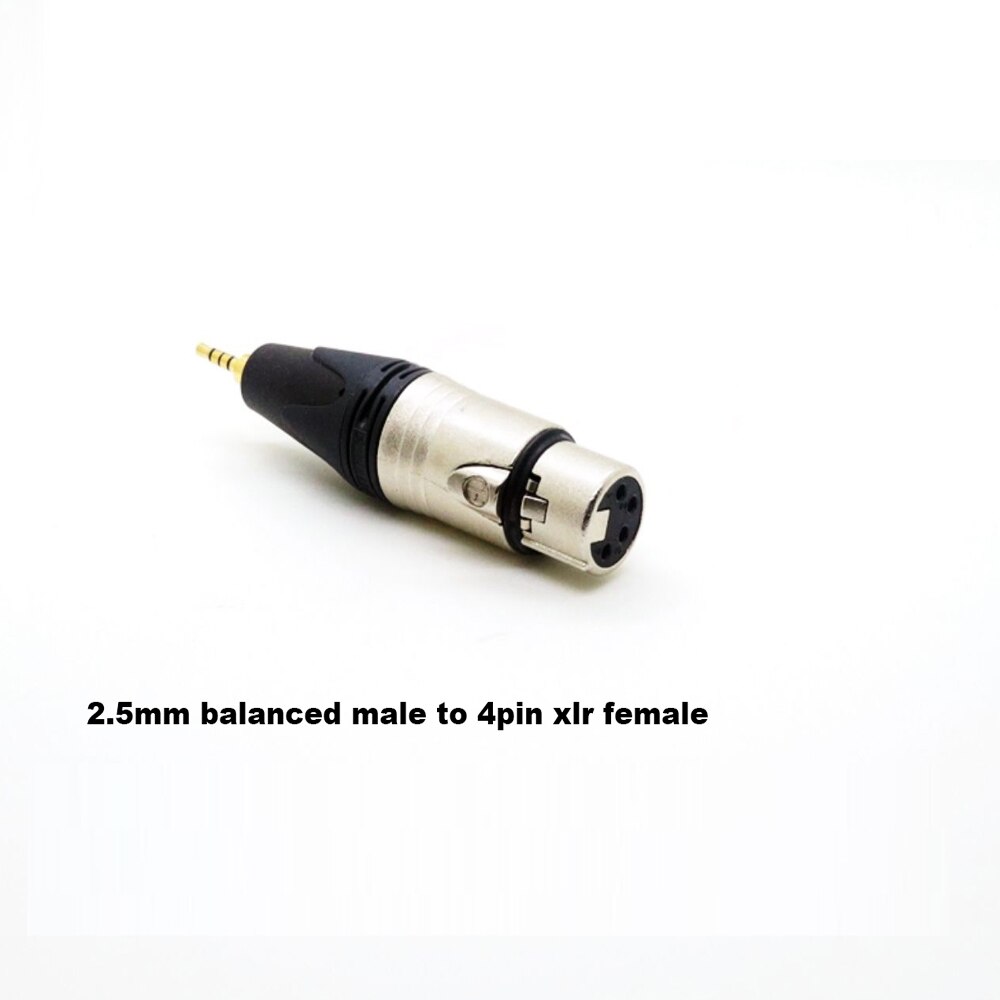 HIFI NEUTRIK 4 Pin XLR to 4.4mm Pentaconn Adapter Male to Female Angle