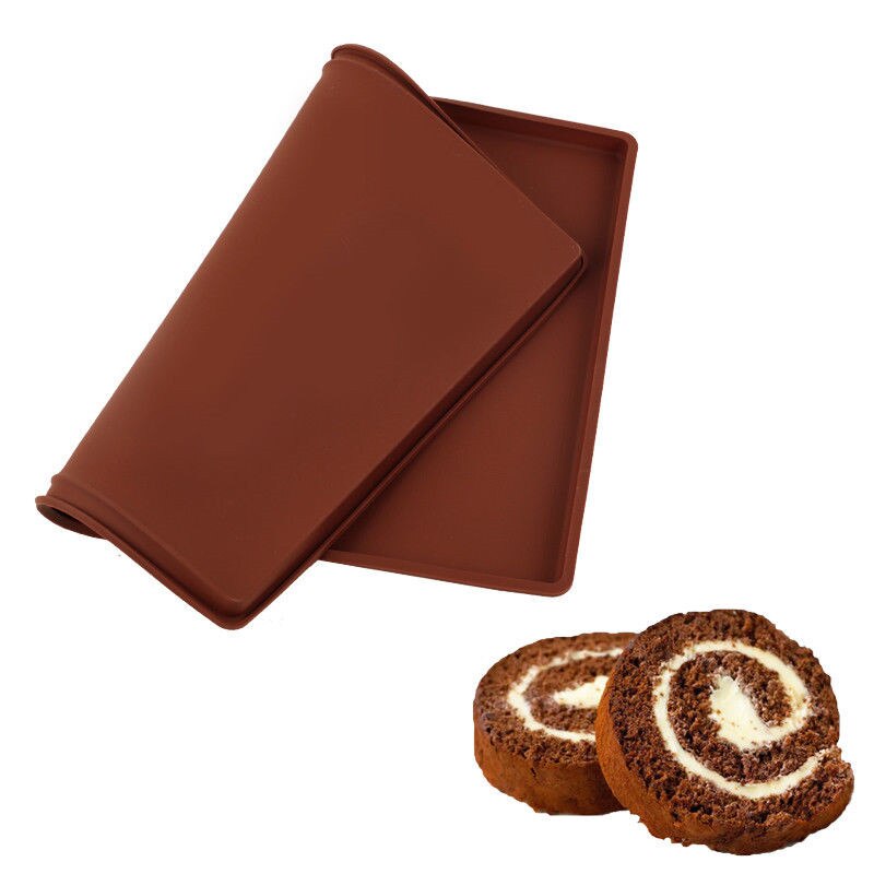 Bakplåt av silikon bakverk disk bakverk bakform plåt ugn rullande kök bakeware matta ark