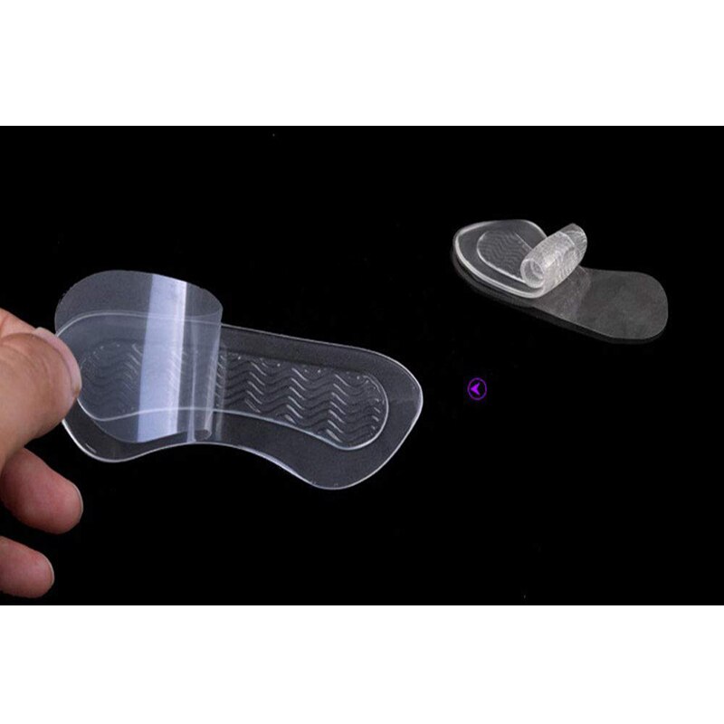 1 Pair Soft Silicone Gel Women Heel Inserts protector Foot feet Care Shoe Insert Pads Insole Cushion Feet Care Accessories HD-X