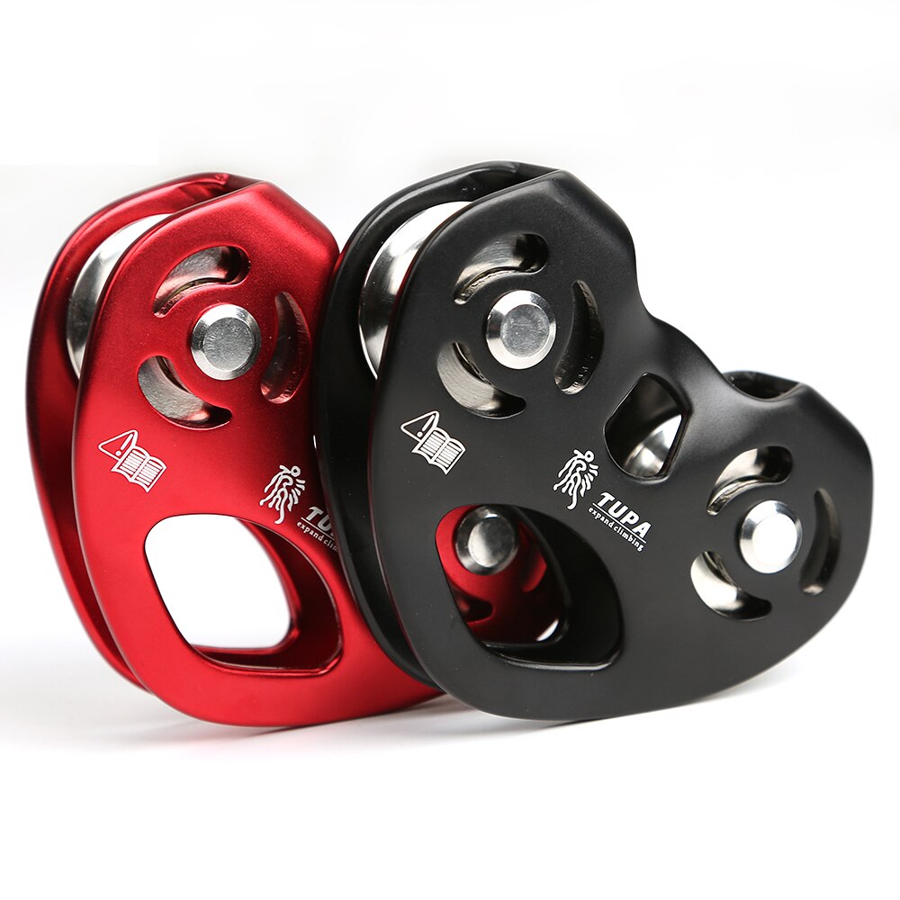 Outdoor Travel Climbing Rope Pulley 26Kn Fixed Pul... - Vicedeal