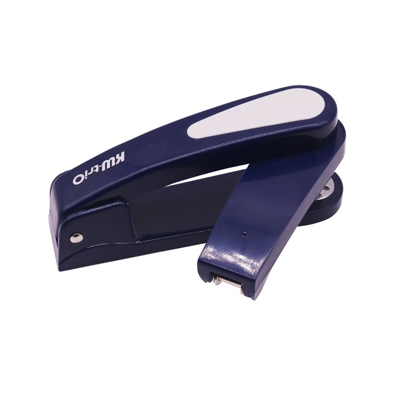 1 Pcs Blue Plastic 360 Degree Rotary Stapler 8 Binding Azimuth 360 Degree Rotatable School Family Manual Office Binding Supplies
