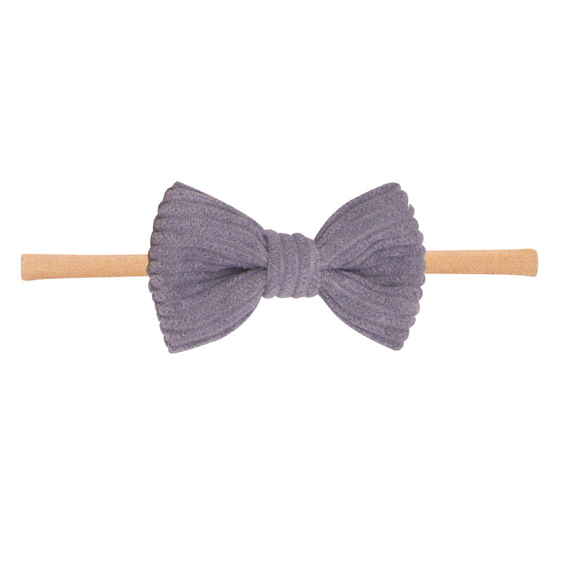 2022 Baby Meisjes Haarband Leuke 3D Strik Bloem Hoofdband Touw Koreaanse Stijl Eenvoudige Niet-geweven Stof Haar accessoires: C