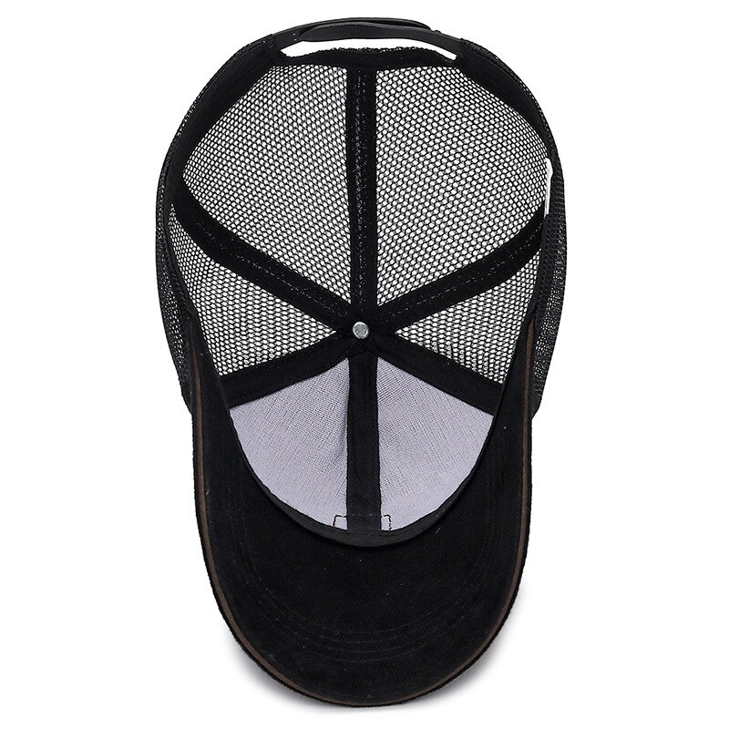 Sommer-baseballkappe, netzkappe, herren- und damenkappe, knochenfarbene snapback-truckerkappe, einfarbige Vati-Deckel, casquette homme