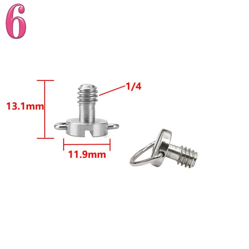 1/4" to 3/8" Male to Female Thread Screw Mount Adapter Tripod Plate Screw mount for Camera Flash Tripod Light Stand: 6