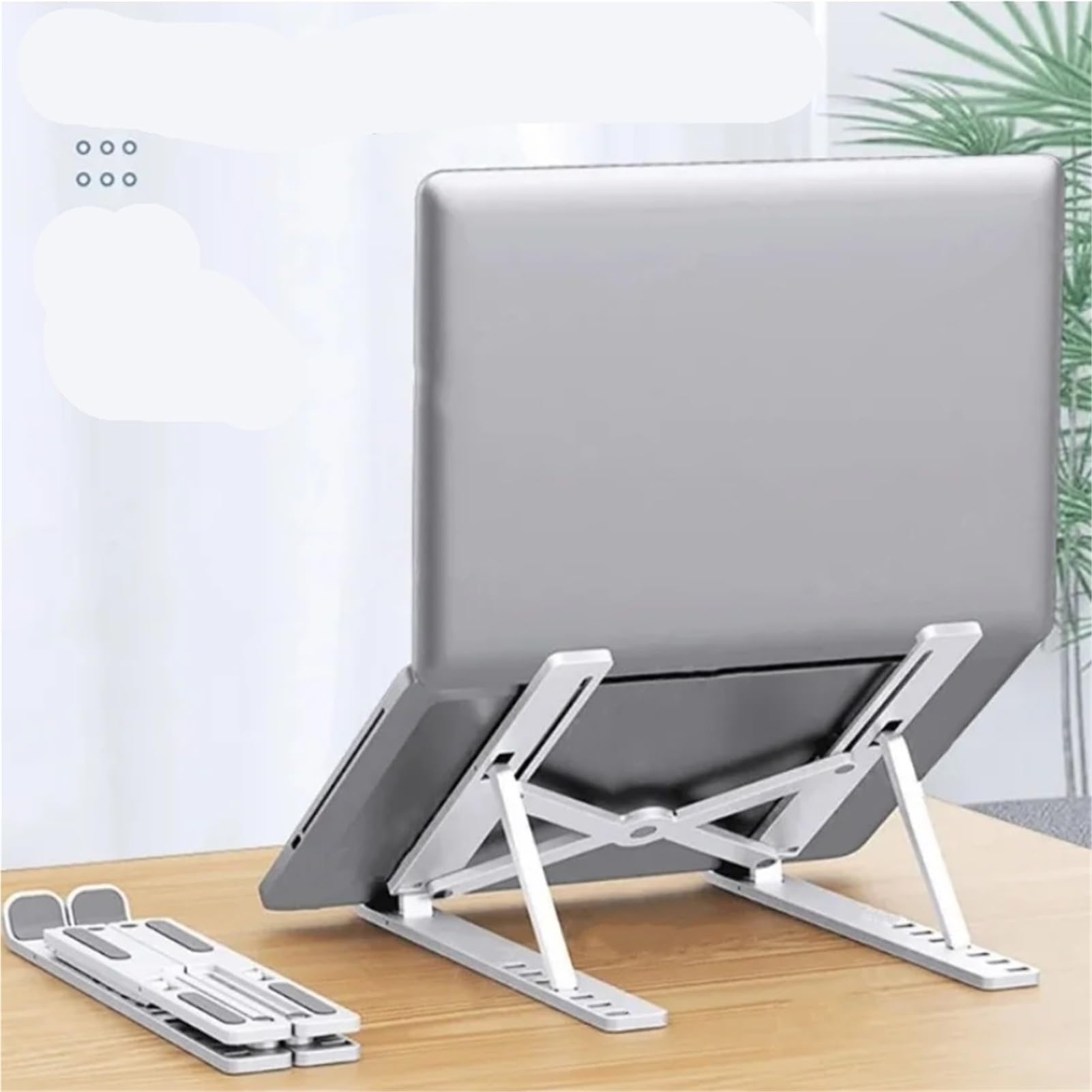 Opvouwbare laptopstandaard Verstelbare draagbare notebookbeugel Ondersteuningsbasis ABS Plastic houder voor laptops Accessoires Handig