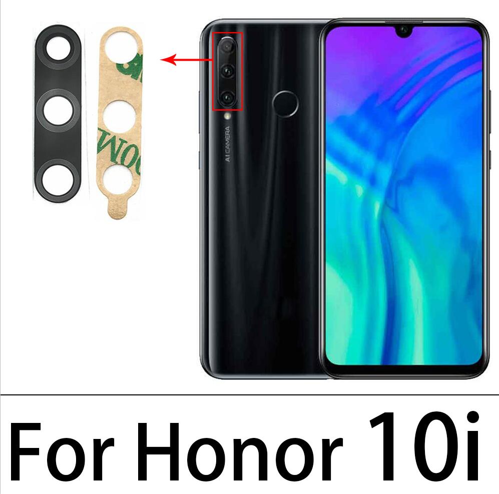 2Pcs Rear Back Camera Glass For Huawei Honor 9X V20 V30 X10 20i 20 10 30 Pro Lite 20S 10i 30s Camera Lens With Sticker Adhesive: Honor 10i
