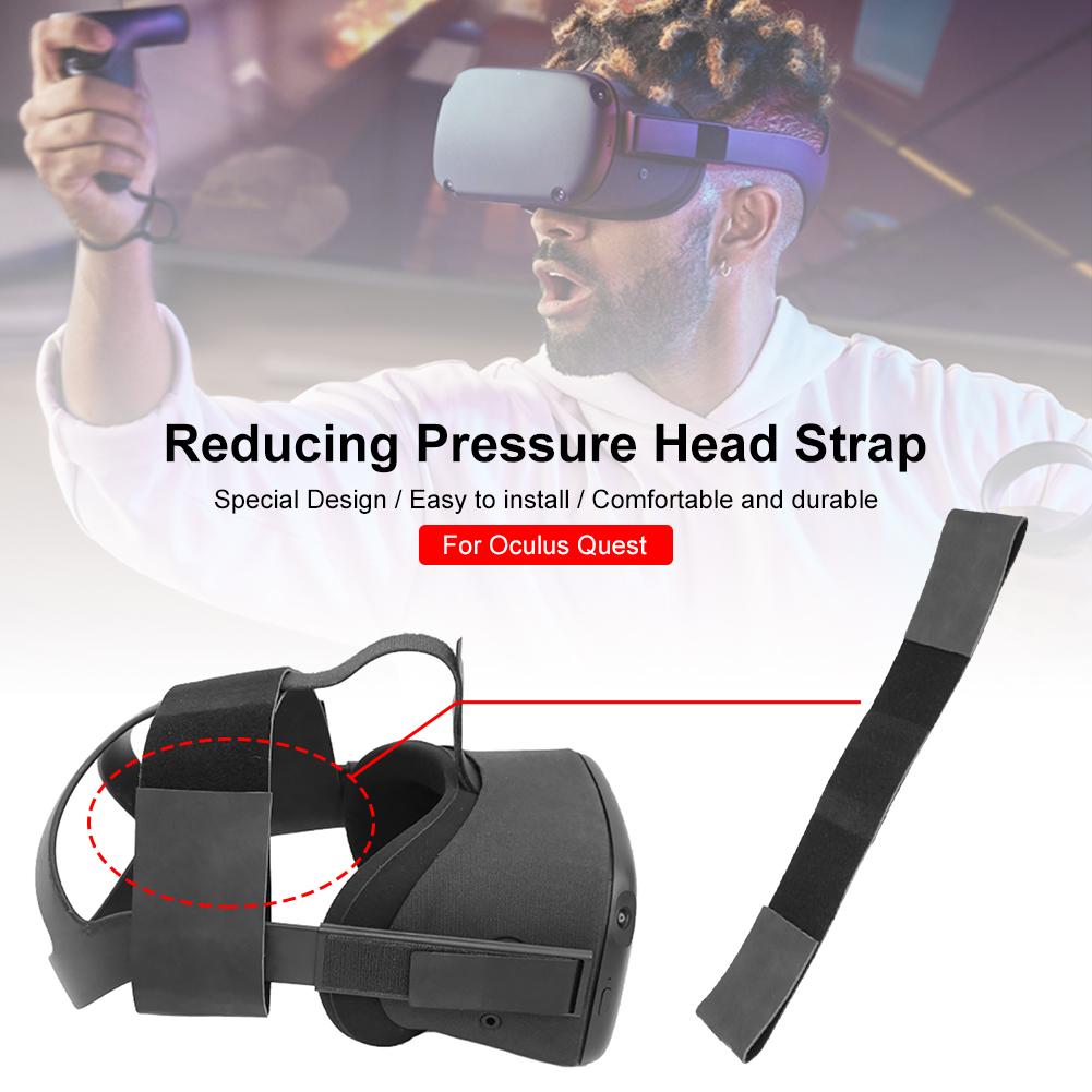 Serre-tête confortable anti-pression pour casque Oculus Quest VR bandeau élastique de réduction de poids pour lunettes Oculus Quest