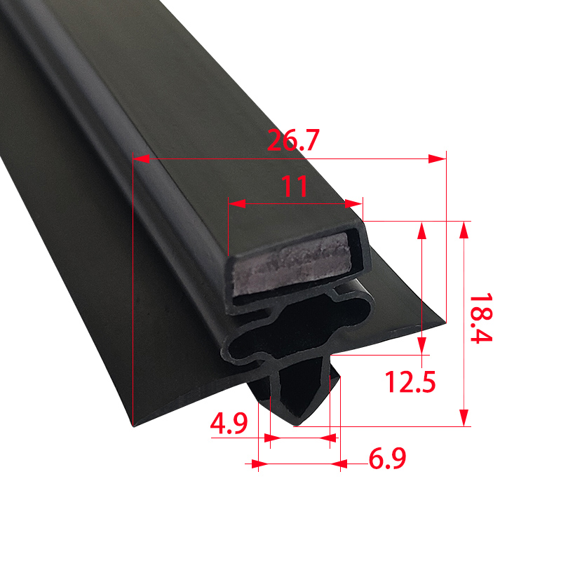 2.5-10m Refrigerator refrigerator seal with low temperature and thickening magnetic door seal for commercial household use