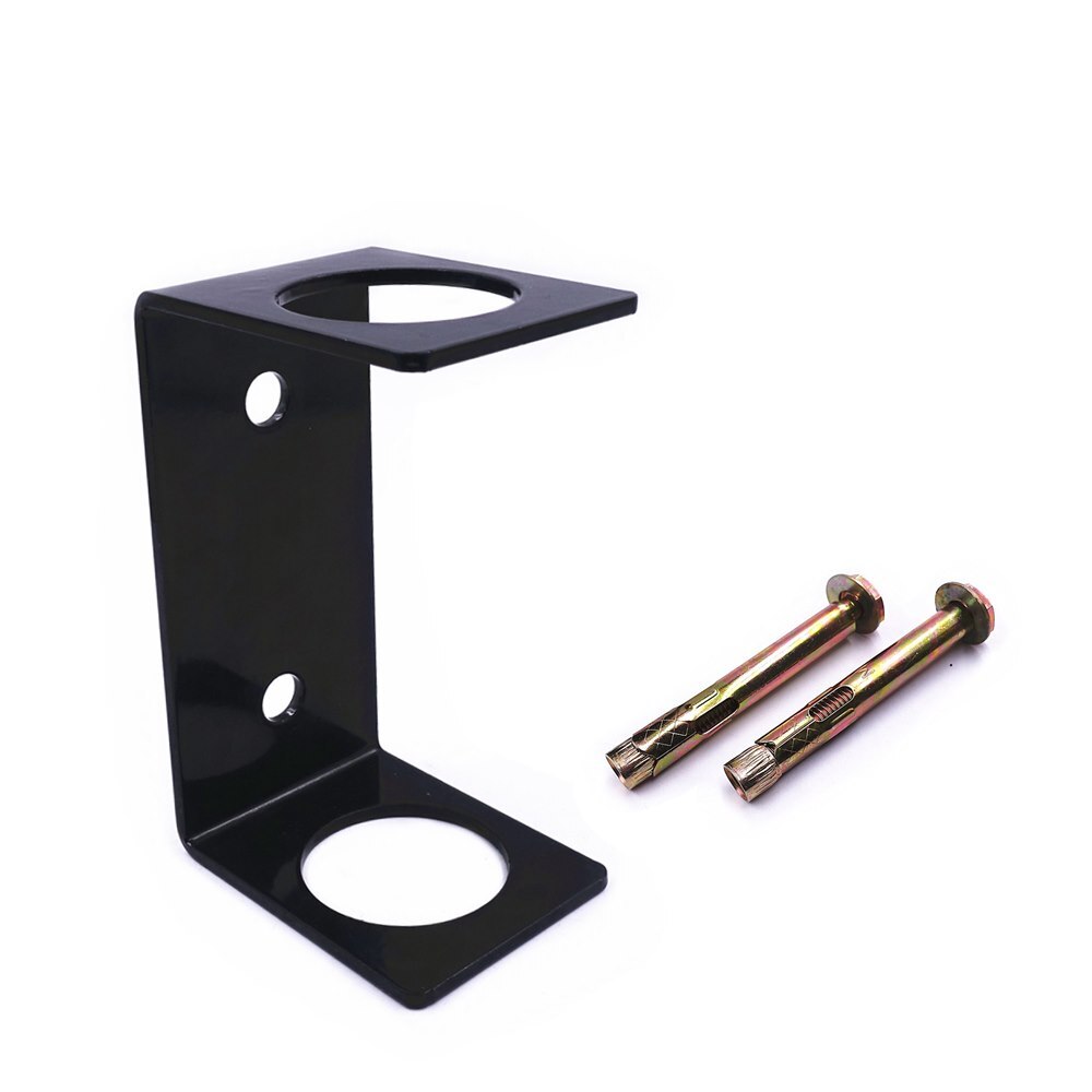 Soporte de pared para Mancuernas, estante de almacenamiento de barra de pesas de acero resistente para gimnasio en casa, accesorios de ahorro de espacio: for single barbell
