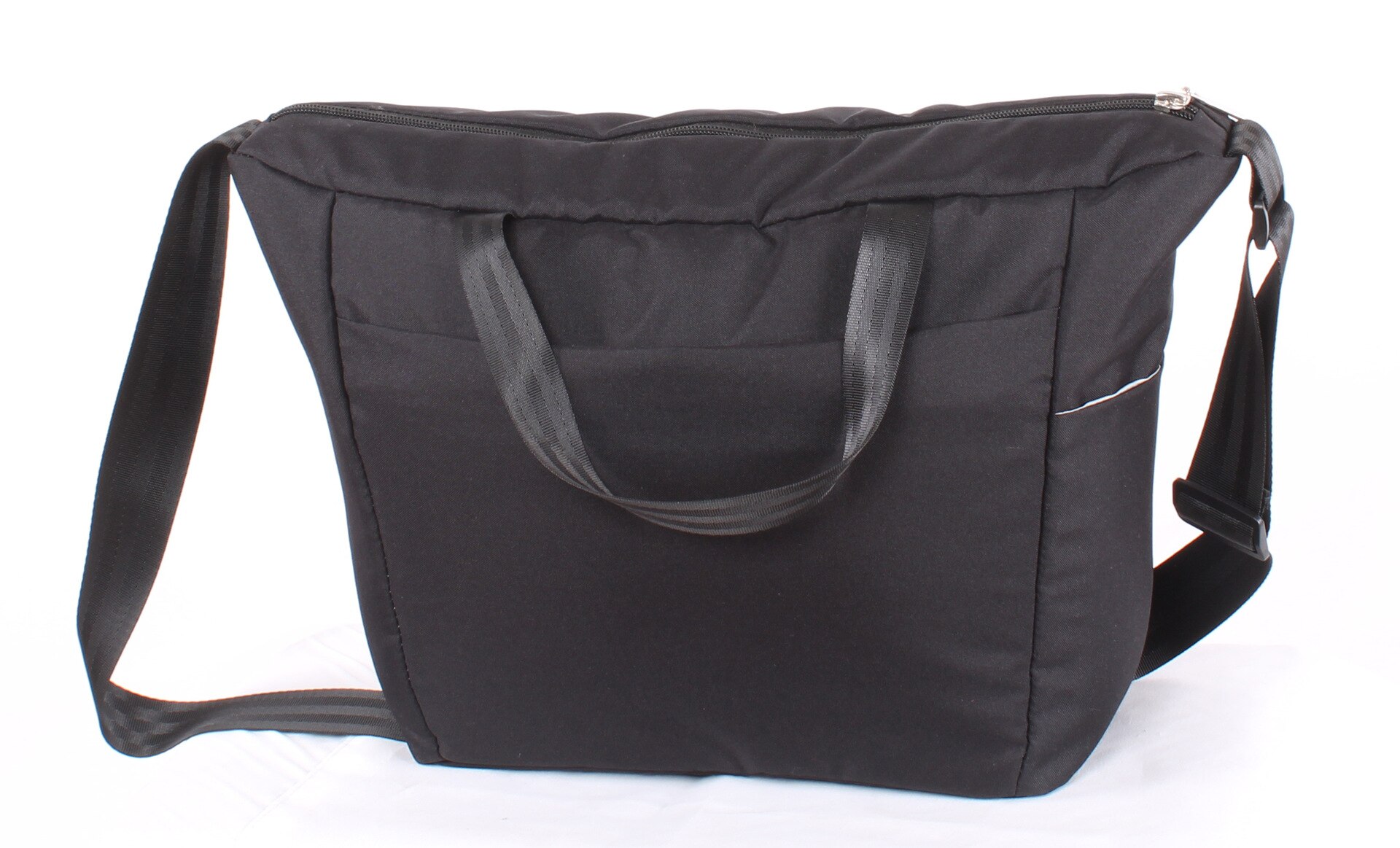 Sac à langer pour poussette de bébé, sac à couches multicolore de voyage pour Doona grande capacité, sac de maternité à la pour maman: Black