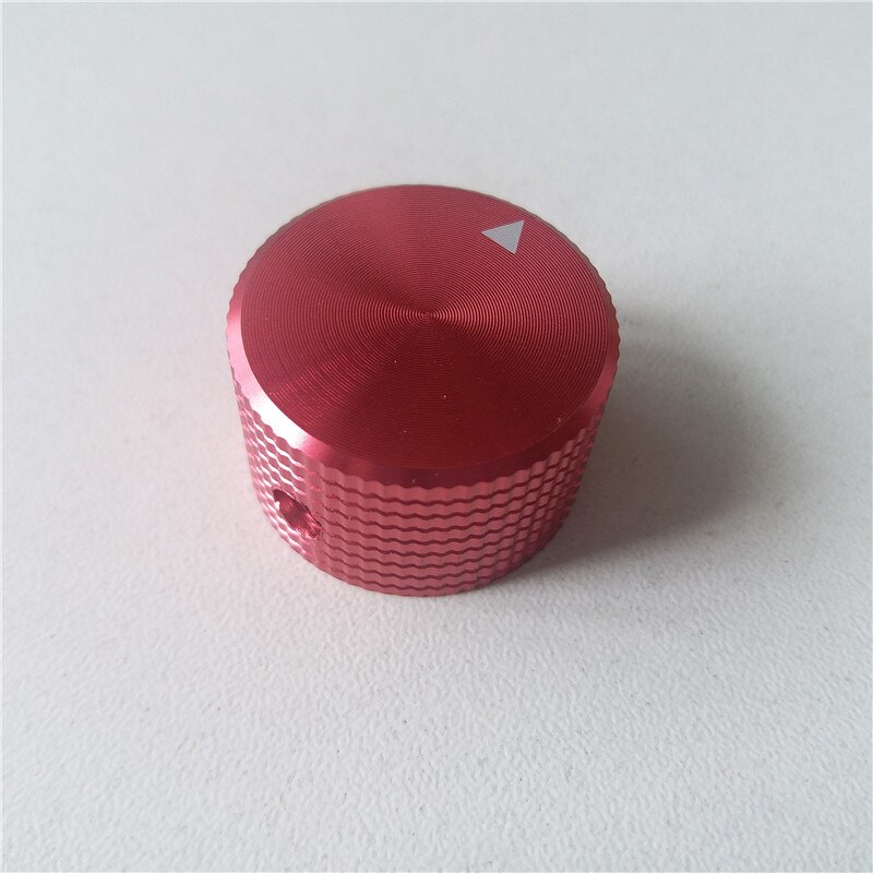 4pcs aluminum knob grid pineapple potentiometer knob 25*15.5*6mm potentiometer cap Volume knob switch silver/black/red amplifier