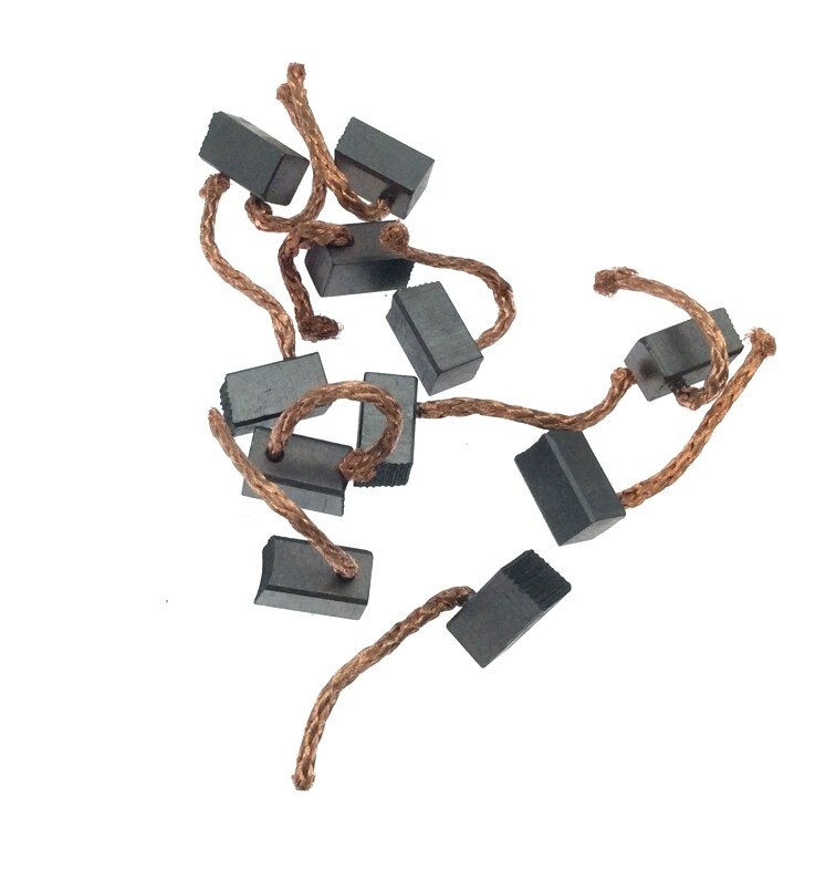 3pcs 6x6x13.5mm Carbon Brush For Vehicle Automobile Car Truck Heater Blower Fan Air-Blower Car Motor Carbon Brushes