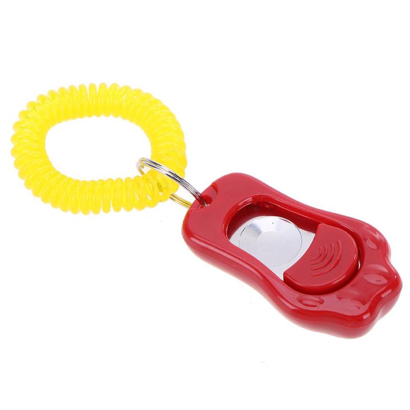 Fernbedienung Tragbare Ebene Hund Geschmack Clicker Klang Haustier Trainer Handgelenk Band Zubehör Leichtigkeit Portabilität Bequem Träger: verrotten