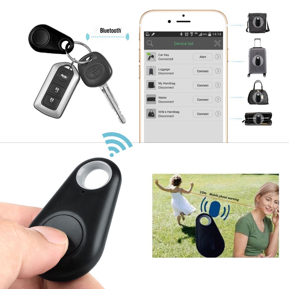 Smart tag draadloze bluetooth 4.0 tracker portemonnee sleutel sleutelhanger finder gps locator anti-verloren alarmsysteem 4 kleuren om uit te kiezen