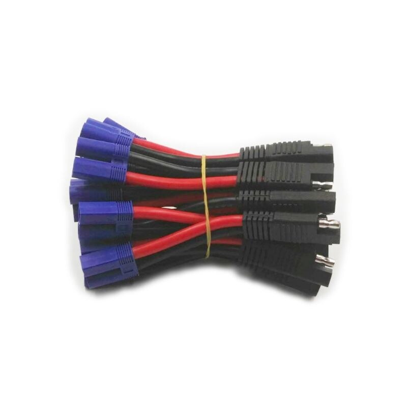 1 Pc 10 Awg Sae Naar EC5 Mannelijke Plug Connector Sae Power Automotive Adapter Kabel Draad Sae Naar EC5 vrouwelijke Connector Q84E