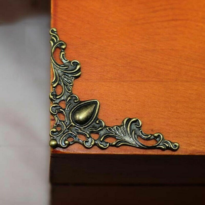 12 PCS metal corner bracket gold copper copper 42mm corner bracket photo frame furniture protector decoration