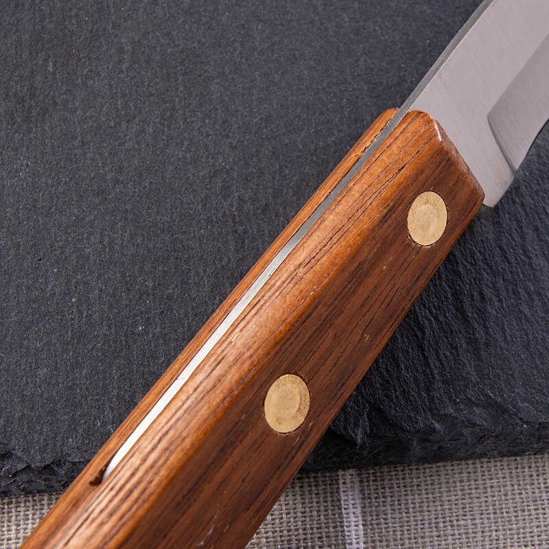 Kitchen Knife Stainless Steel Fish Fillet Fruit Paring Meat Cleaver Vegetables Slicing Chef Knife with Sheath