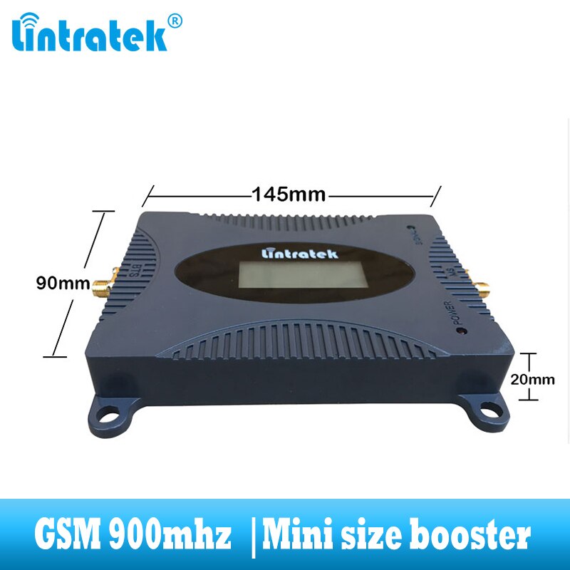 lintratek Mobile Cell Phone Signal Booster 2G GSM 900MHz cellular Repeater communication amplifier with Yagi and whid antenna