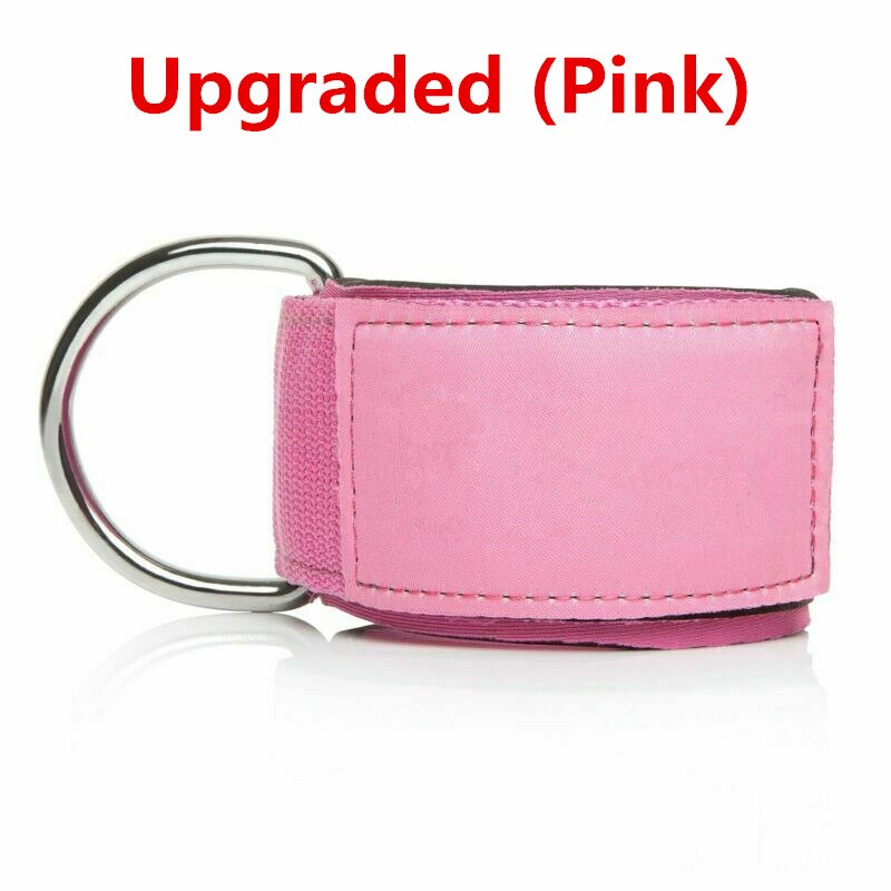 1pcs Ankle Straps for Cable Machines and Resistance Band Ankle Cuffs for Legs Abs and Glute Exercise: Upgrade Pink