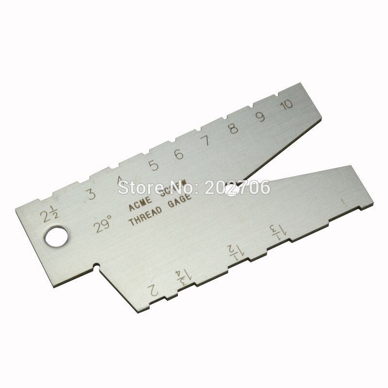 2 PIECES 29 DEGREE ACME SCREW THREAD GAUGE GAGE TOOL GRINDING