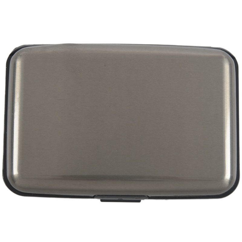 aluminum wallet credit card holder aluminum certificate business card holder waterproof: Default Title